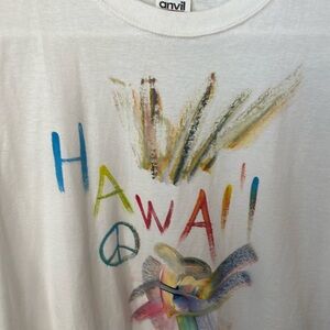 Tshirt painted logo Hawaii